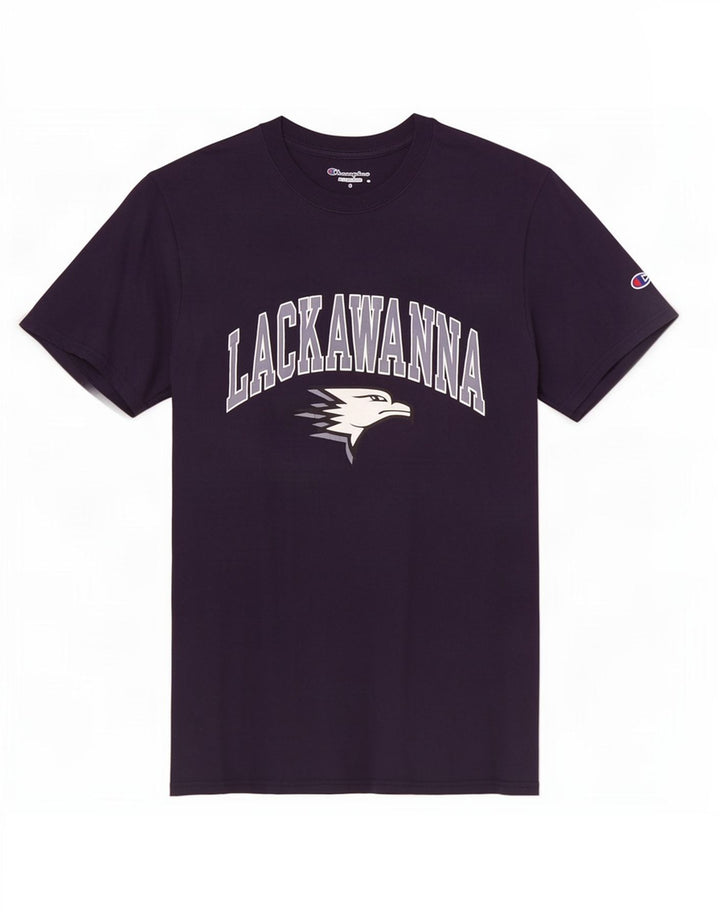 Camiseta gráfica masculina Champion pequena azul marinho