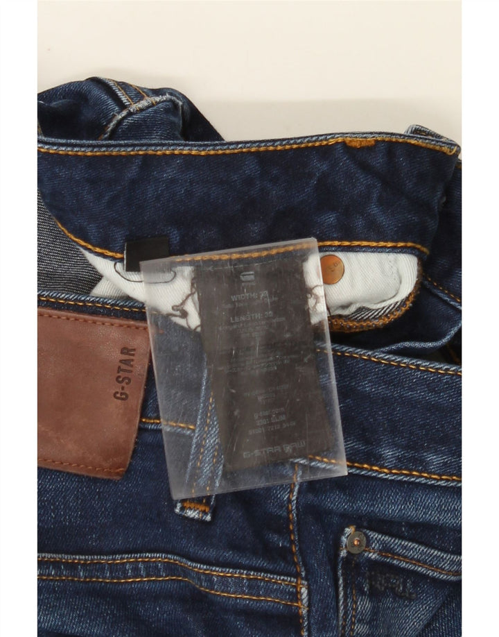 Jeans slim masculino G-STAR W32 L32 algodão azul marinho