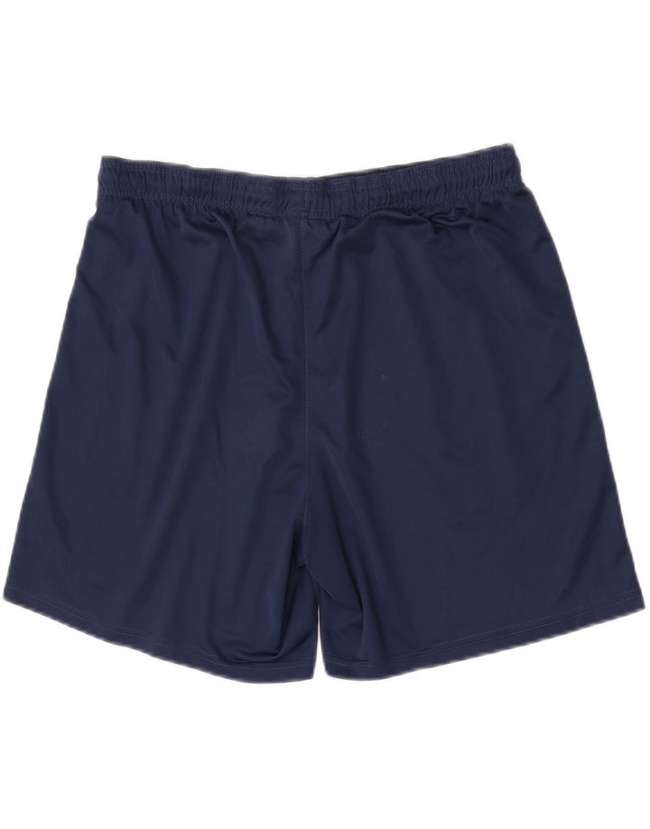 Shorts esportivos masculinos Nike Dri Fit grandes poliéster azul marinho