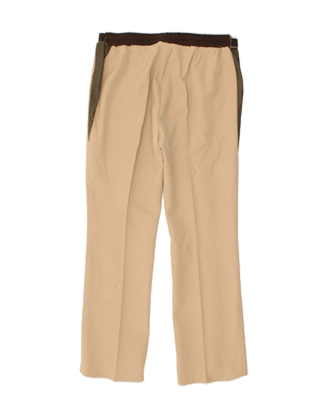 VINTAGE Womens Straight Casual Trousers W32 L25  Beige Vintage Vintage and Second-Hand Vintage from Messina Hembry 