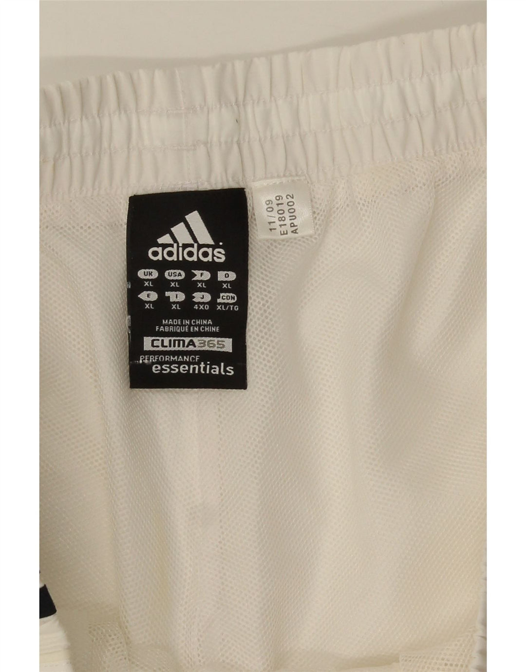Adidas Masculino Clima 365 Sport Shorts XL Branco Poliéster