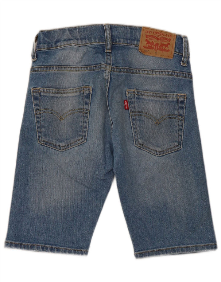 Shorts jeans Levi's Boys 511 Slim 9-10 anos W24 azul algodão
