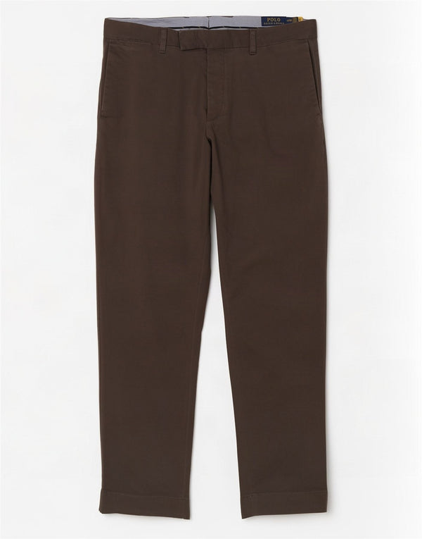 Calça masculina Polo Ralph Lauren Slim Fit W34 L30 Algodão Cinza