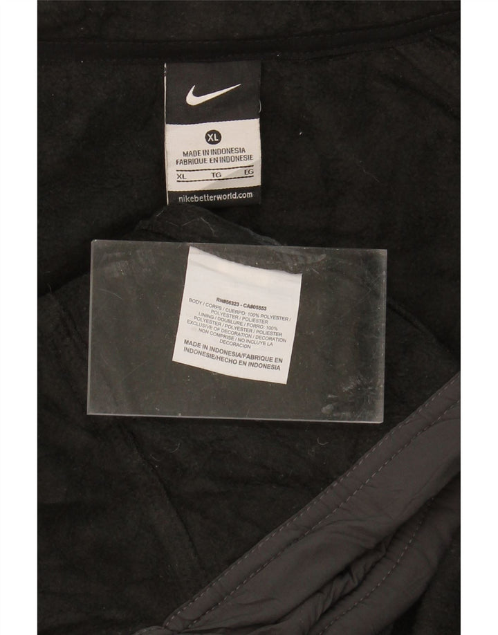 NIKE Mens Tracksuit Top Jacket XL Grey Polyester Vintage Nike and Second-Hand Nike from Messina Hembry 