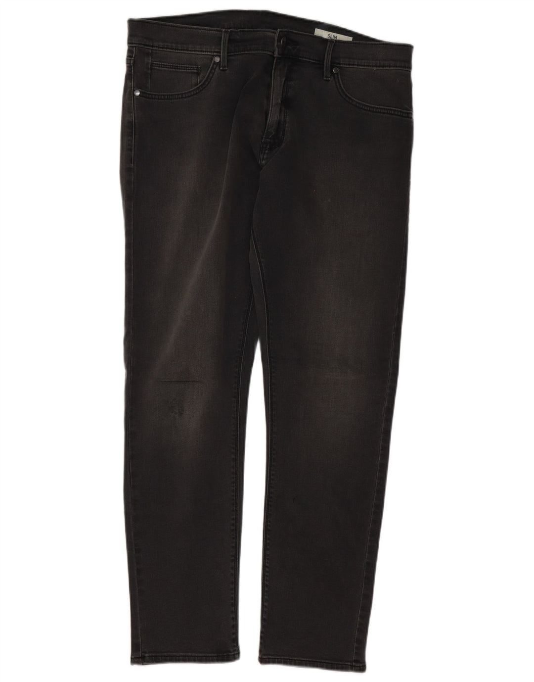 Marks & Spencer Mens Slim Jeans W36 L31 Algodão Cinza