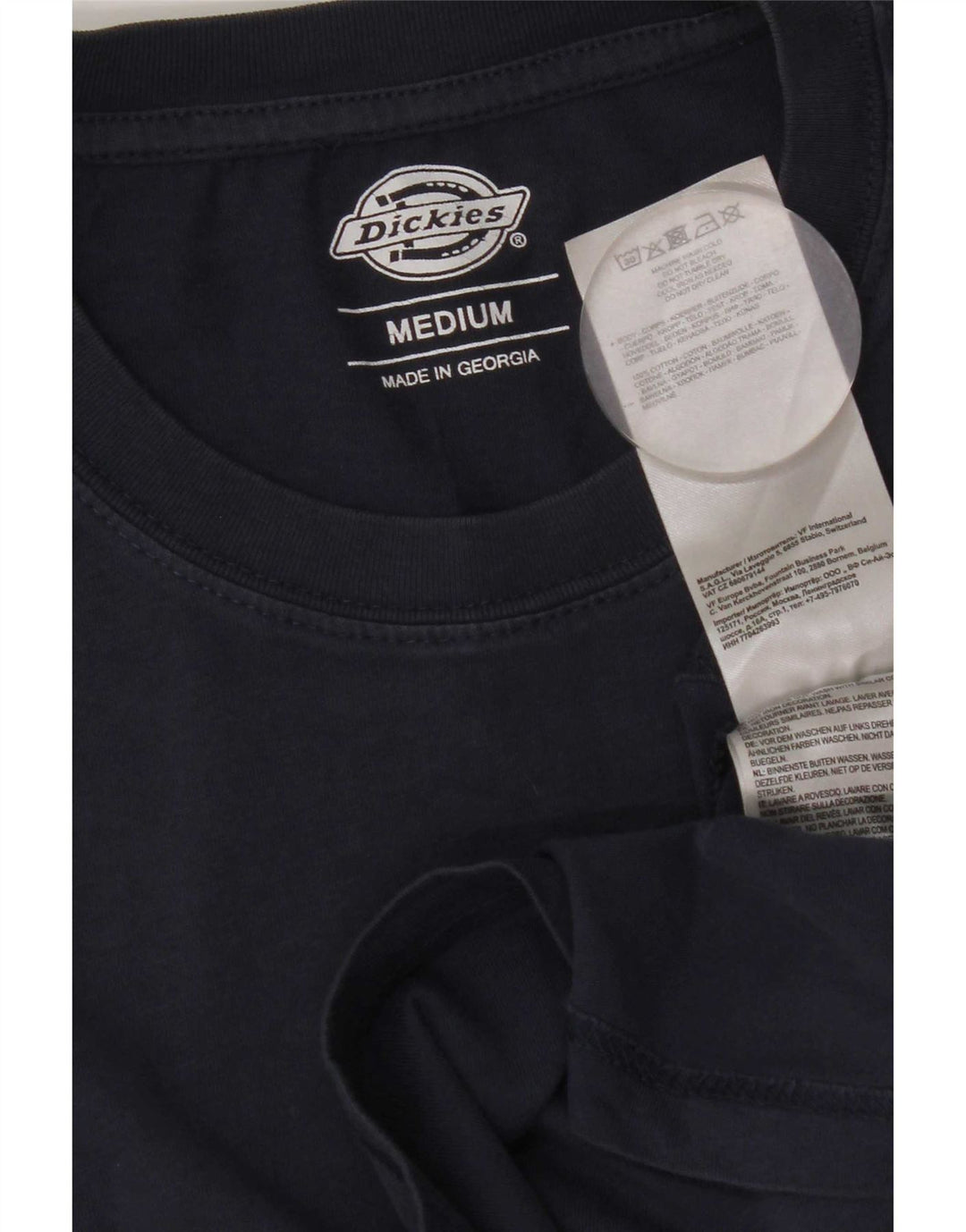Camiseta masculina Dickies Top médio algodão azul marinho