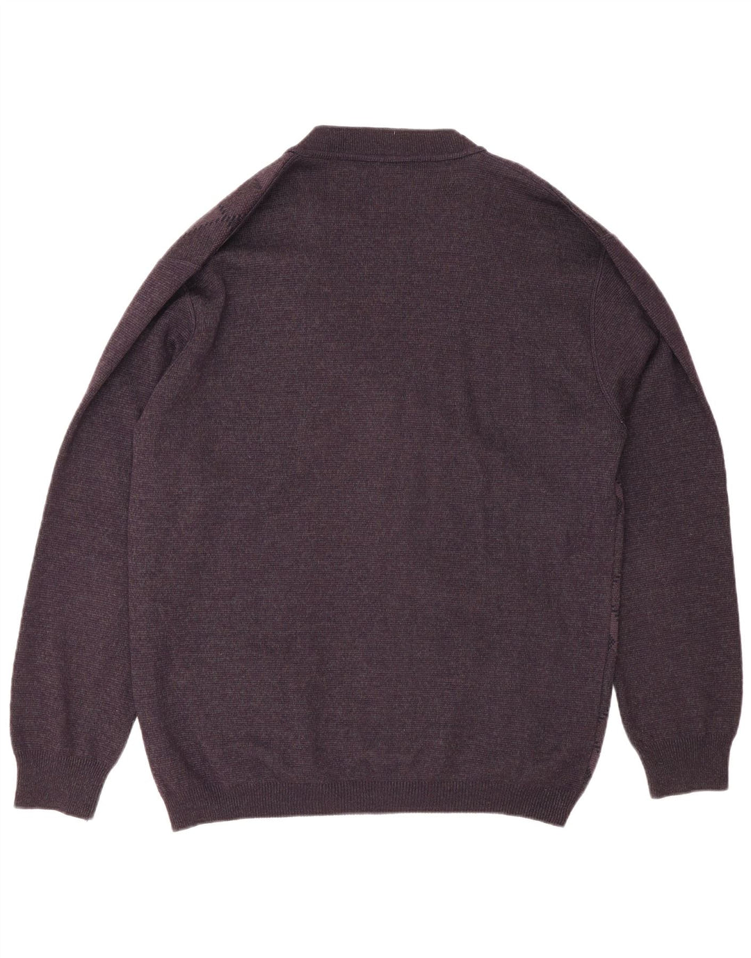 Suéter cardigã masculino Rodes 2XL roxo Argyle/lã diamante