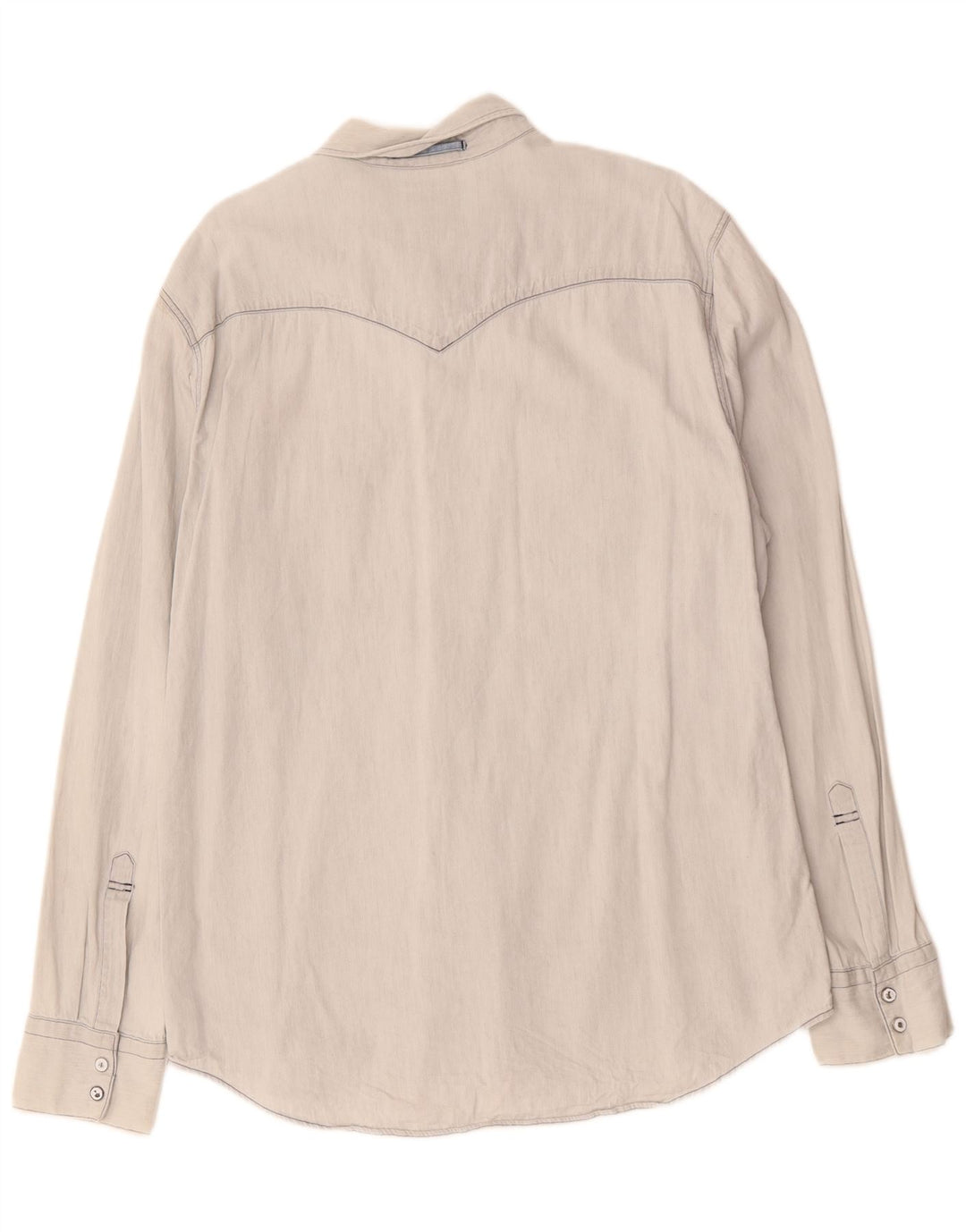 Camisa masculina slim fit LEVI'S XL azul algodão