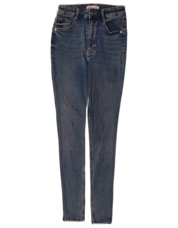 Zara Jeans Skinny Feminino EU 34 2XS W24 L28 Azul