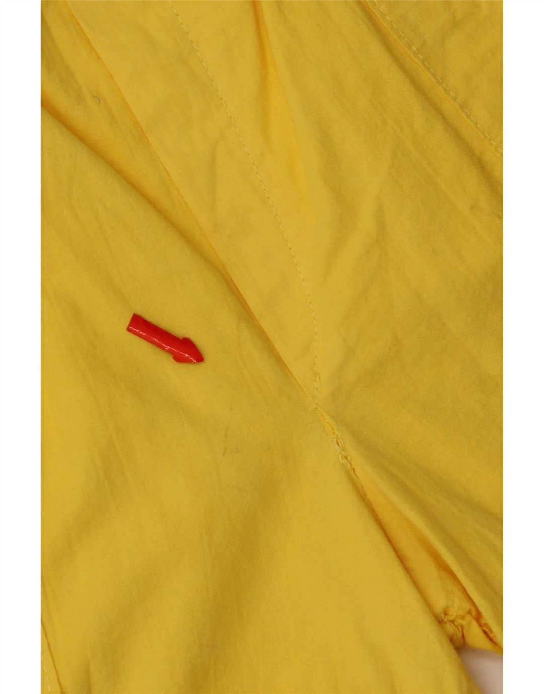 Shorts cargo feminino vintage W28 médio amarelo