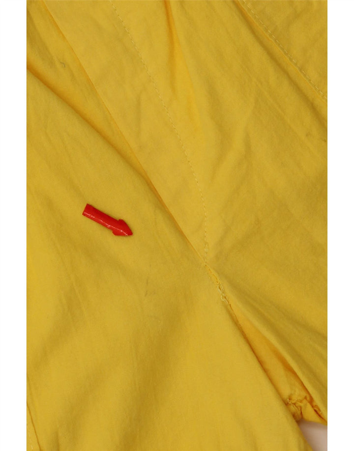 Shorts cargo feminino vintage W28 médio amarelo