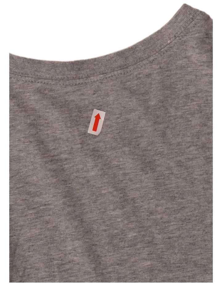 Camiseta masculina NIKE grande algodão cinza