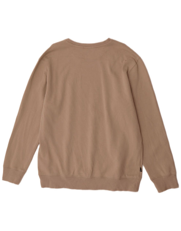 Timberland Mens Graphic Regular Fit Moletom Jumper XL Bege Algodão