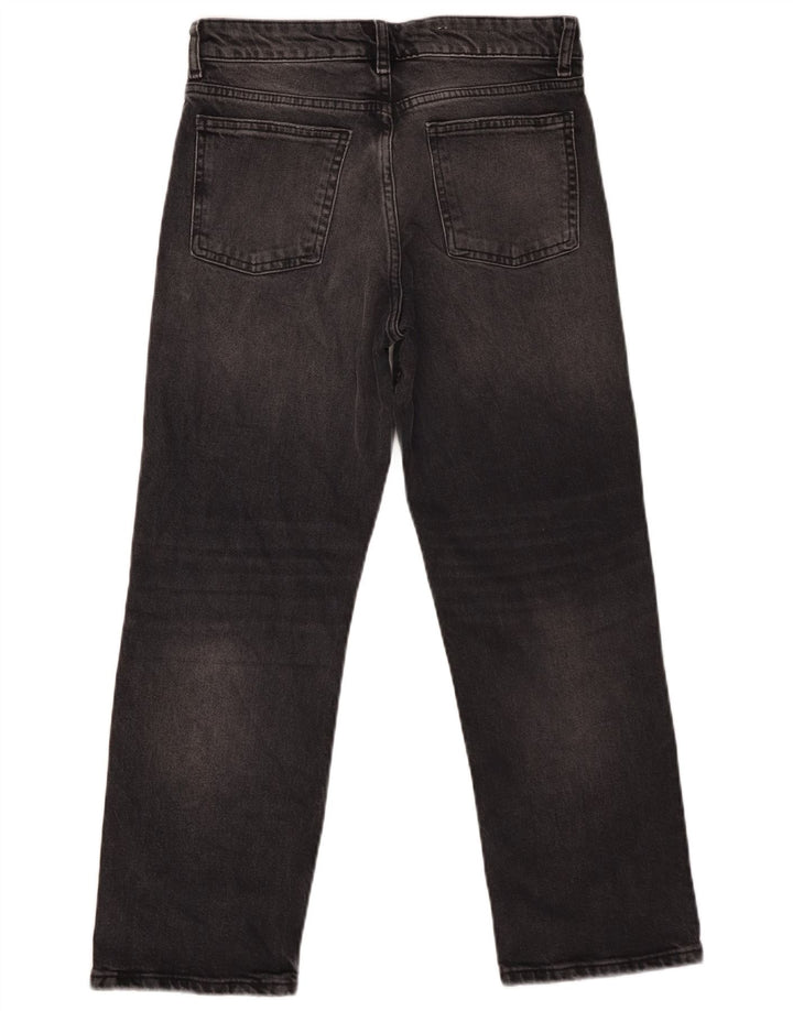 Calça jeans feminina ZARA EU 38 pequena W28 L25 algodão cinza