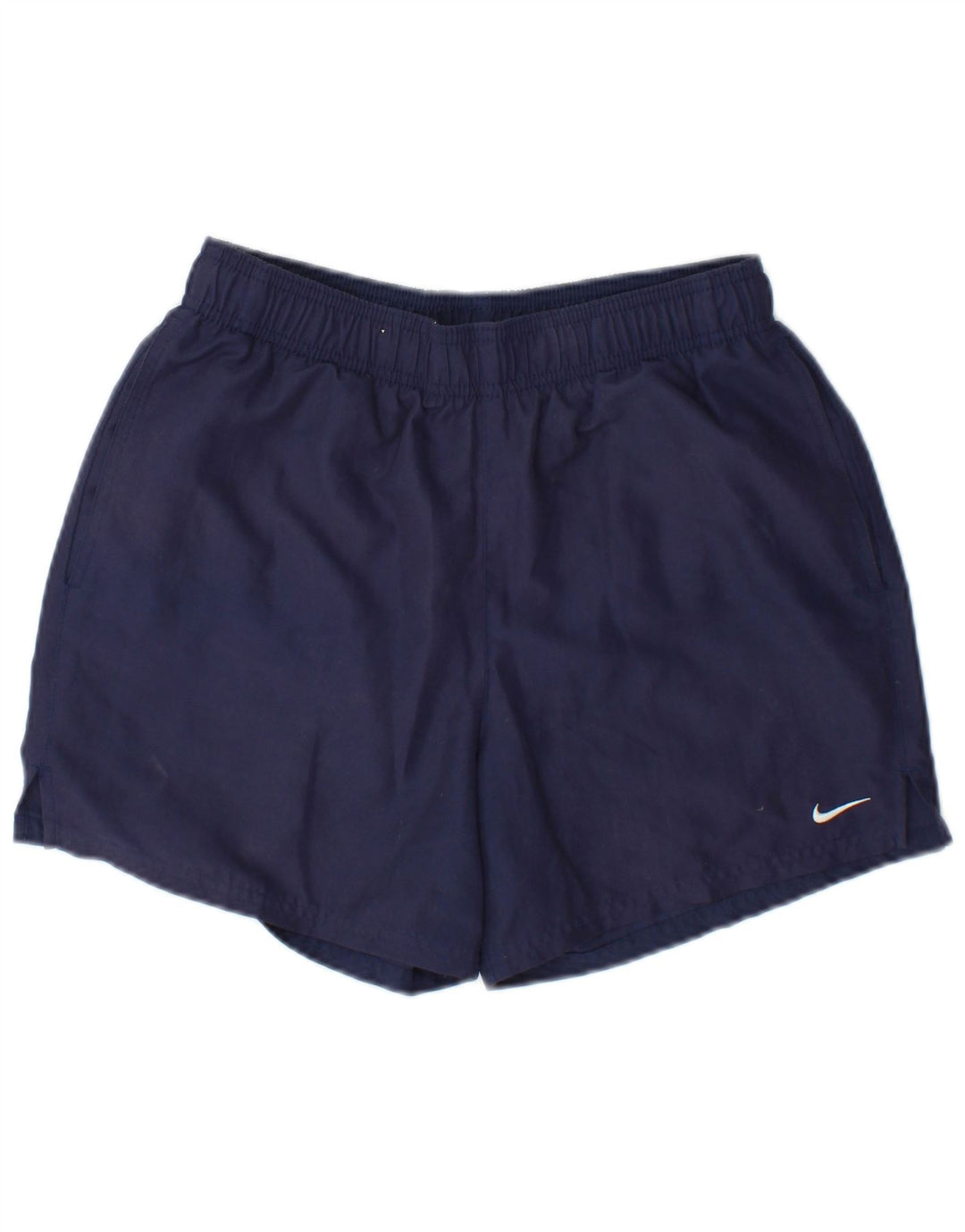 Shorts esportivos masculinos Nike pequenos azul marinho