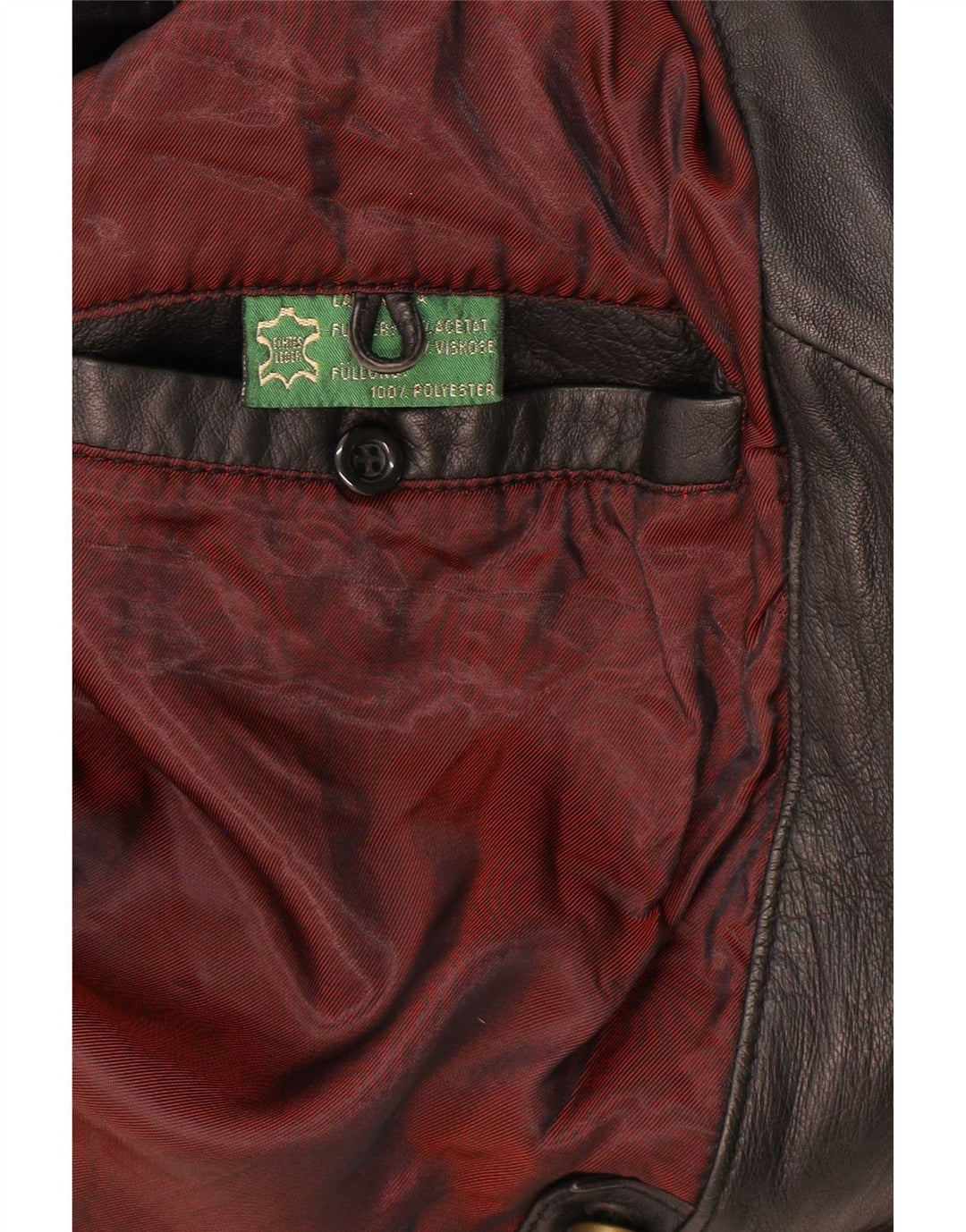 Jaqueta de couro masculina Paco Calvari IT 54 2XL preta