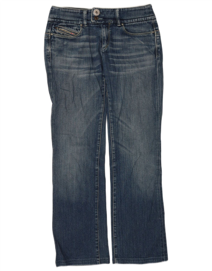 DIESEL Jeans retos femininos W29 L30 algodão azul