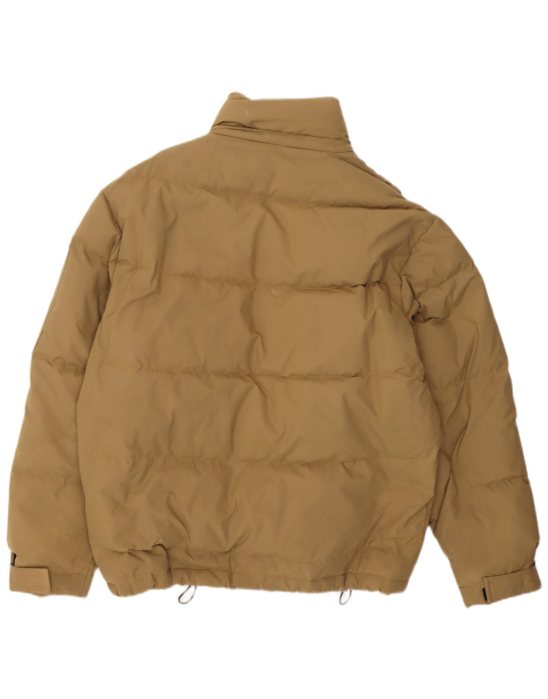 Jaqueta masculina Esprit com ajuste solto e acolchoado Reino Unido 36 pequeno bege nylon