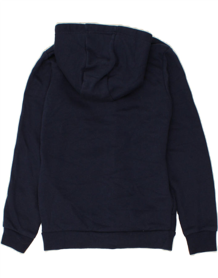 MCKENZIE Boys Zip Hoodie Sweater 12-13 Years Navy Blue Cotton Vintage Mckenzie and Second-Hand Mckenzie from Messina Hembry 
