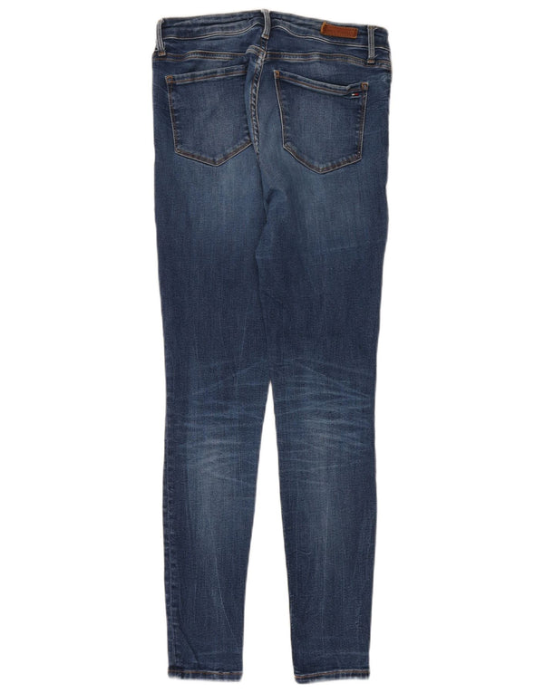 Tommy Hilfiger Feminino Como Skinny Jeans W27 L28 Azul Algodão