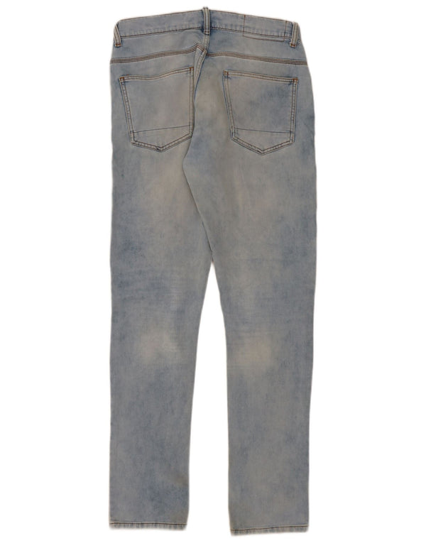 Zara Mens Slim Jeans EU 40 Médio W34 L34 Azul Algodão