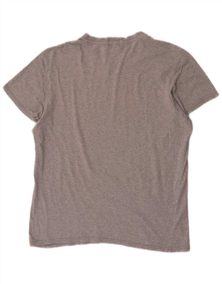 Camiseta masculina Levi's grande algodão cinza