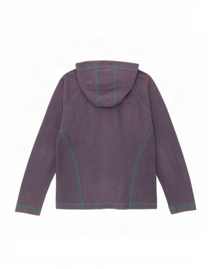 Jaqueta de lã com capuz feminina The North Face UK 14 poliéster roxo médio