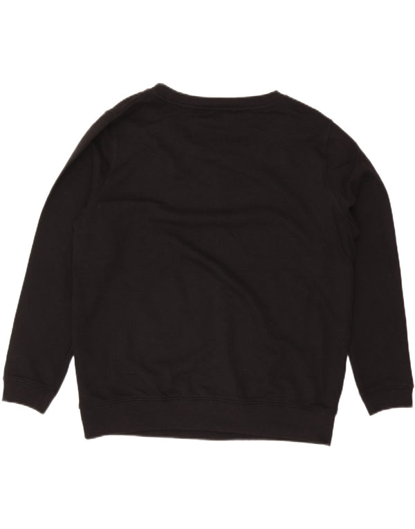 Diesel masculino gráfico moletom jumper XL algodão preto