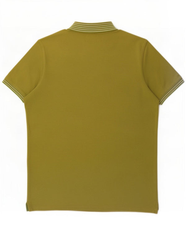 Camisa polo masculina Marlboro Classics grande algodão verde