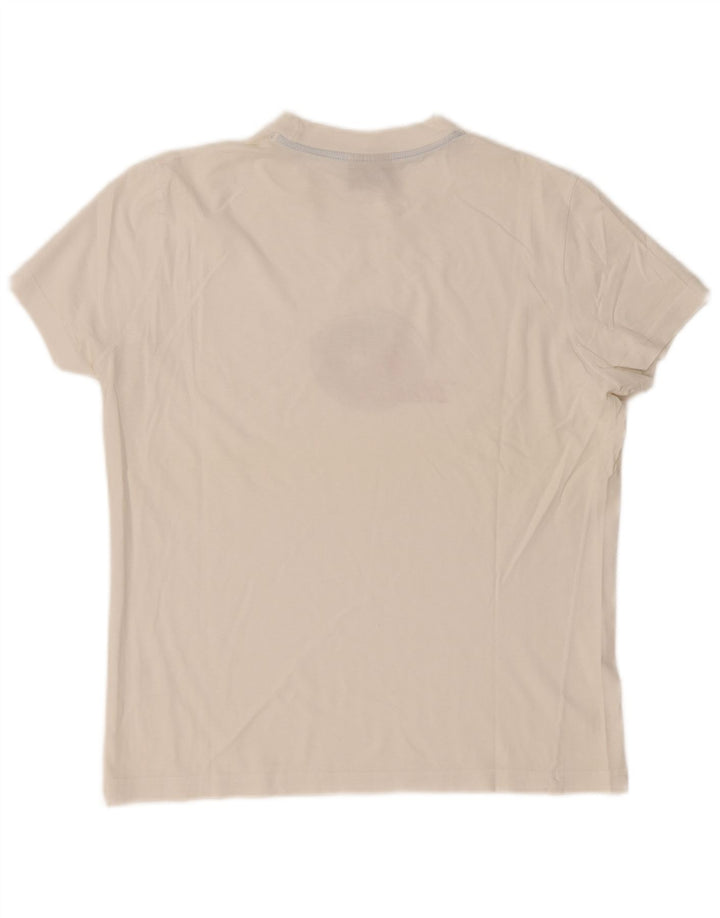 Camiseta feminina Lee com estampa gráfica UK 16 grande algodão branco