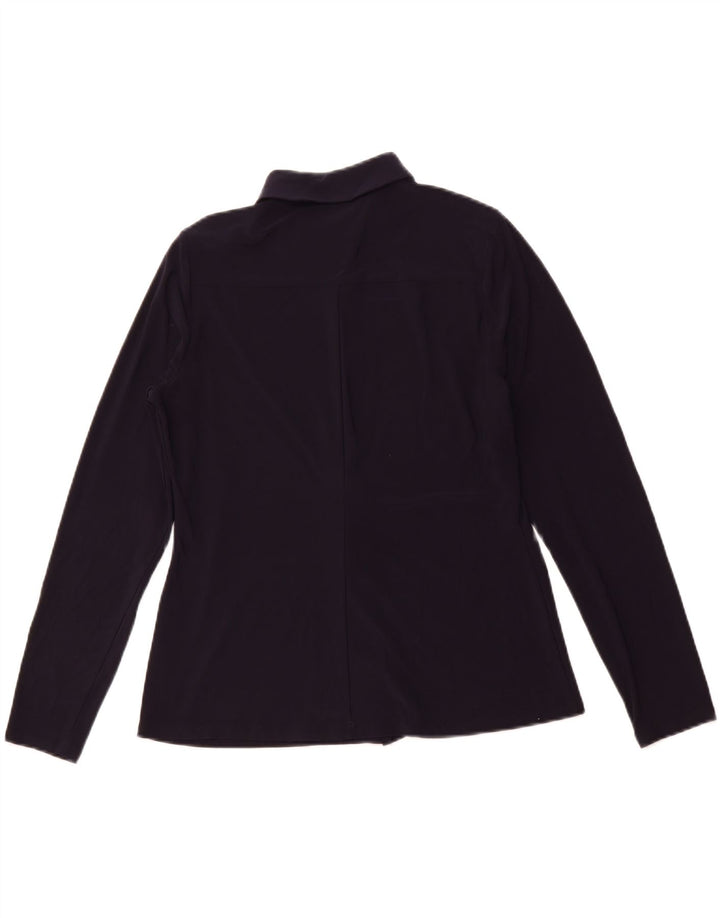 Camisa Tommy Hilfiger Mulher UK 12 Médio Azul Marinho