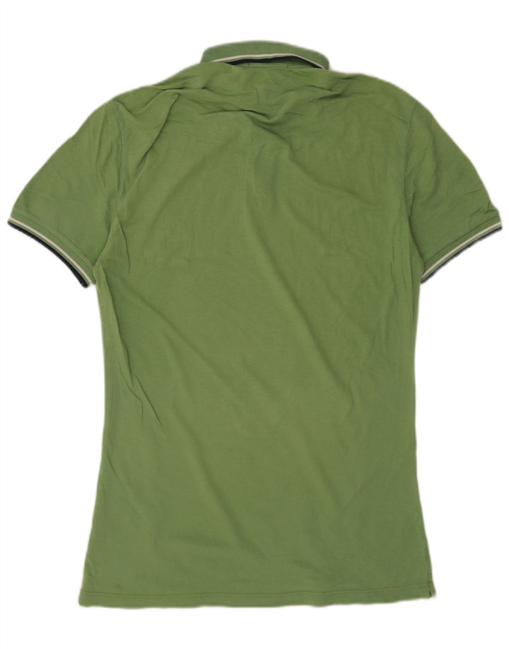 Camisa polo masculina Fred Perry algodão verde médio