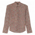 Camisa formal masculina Paul Smith tamanho 42 16 1/2 grande floral multicolorido