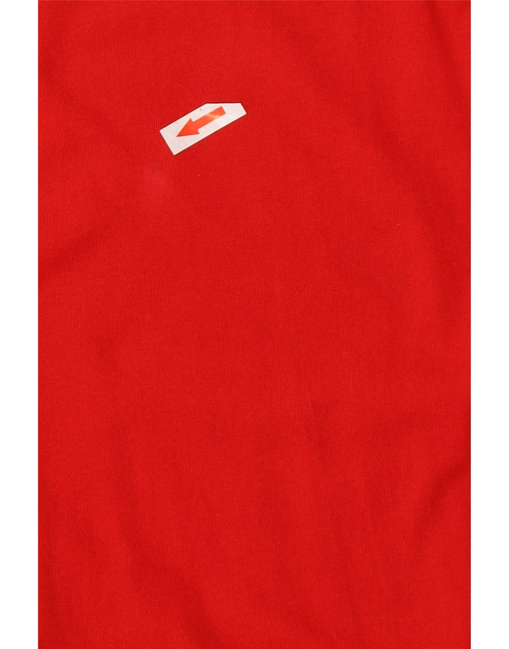 Camiseta masculina Tommy Hilfiger Top médio algodão vermelho