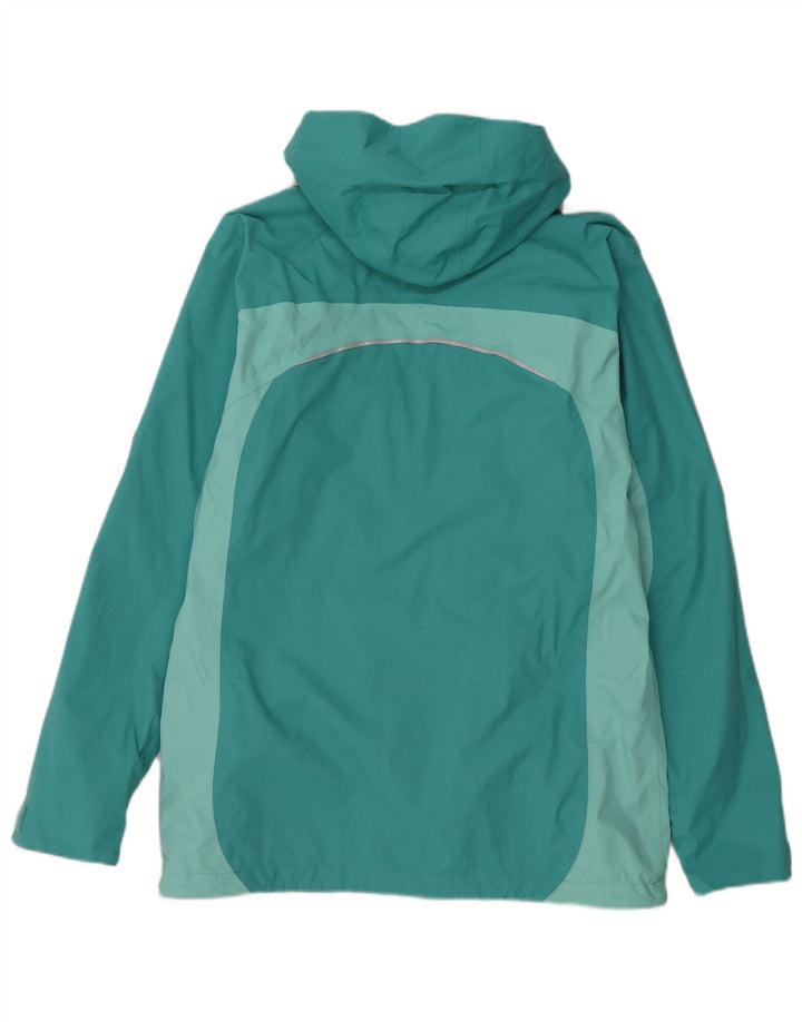 Jaqueta corta-vento JACK WOLFSKIN para meninos 13-14 anos turquesa Colourblock