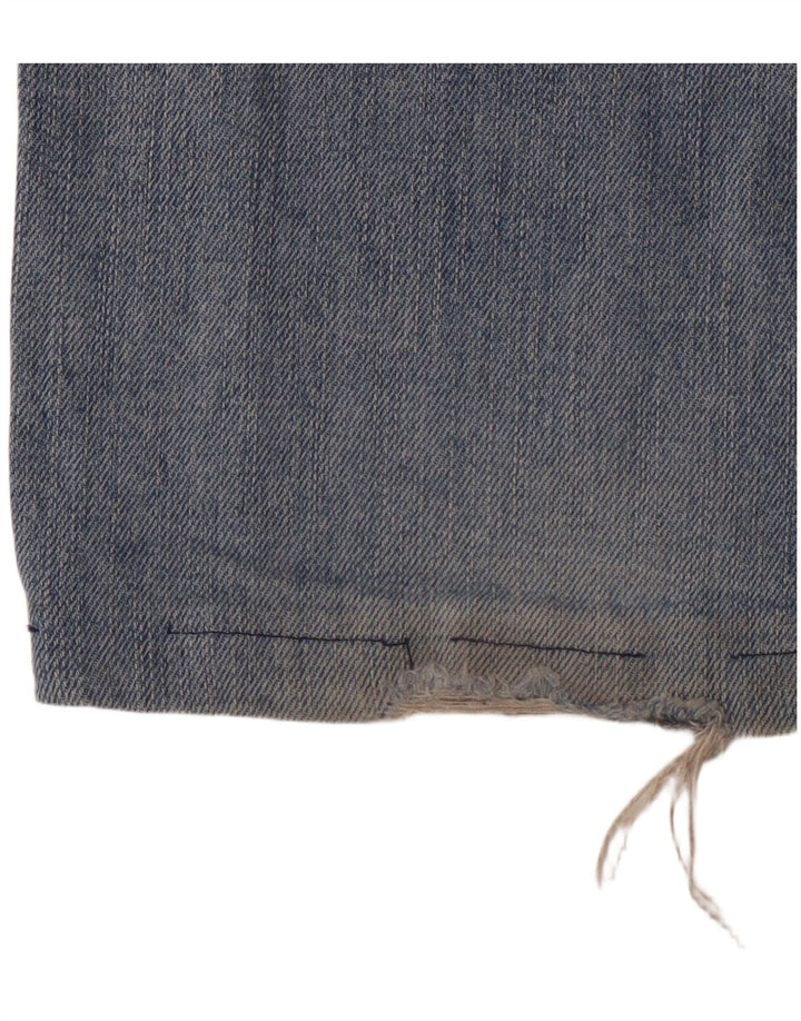 LEVI'S Masculino 751 Straight Jeans W34 L28 Azul Algodão