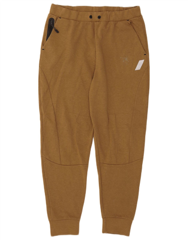 Calça de treino masculina Zara Joggers grande poliéster marrom