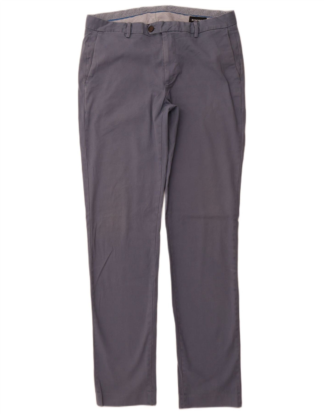 Calça masculina slim BONOBOS W34 L36 algodão azul
