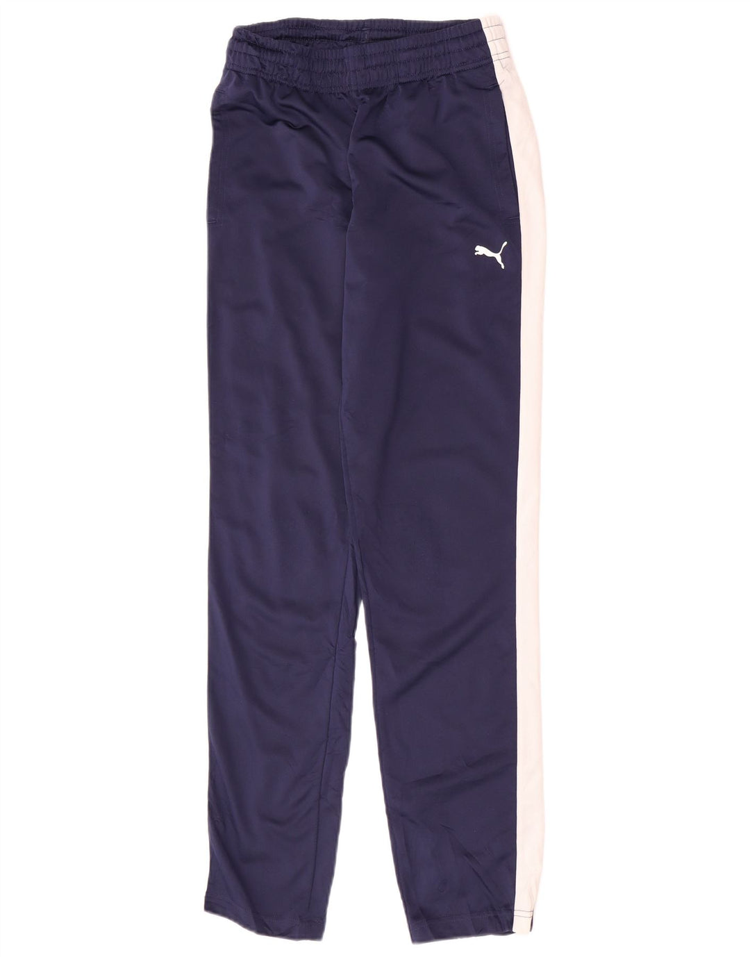 Calça de treino masculina Puma pequena azul marinho colorblock