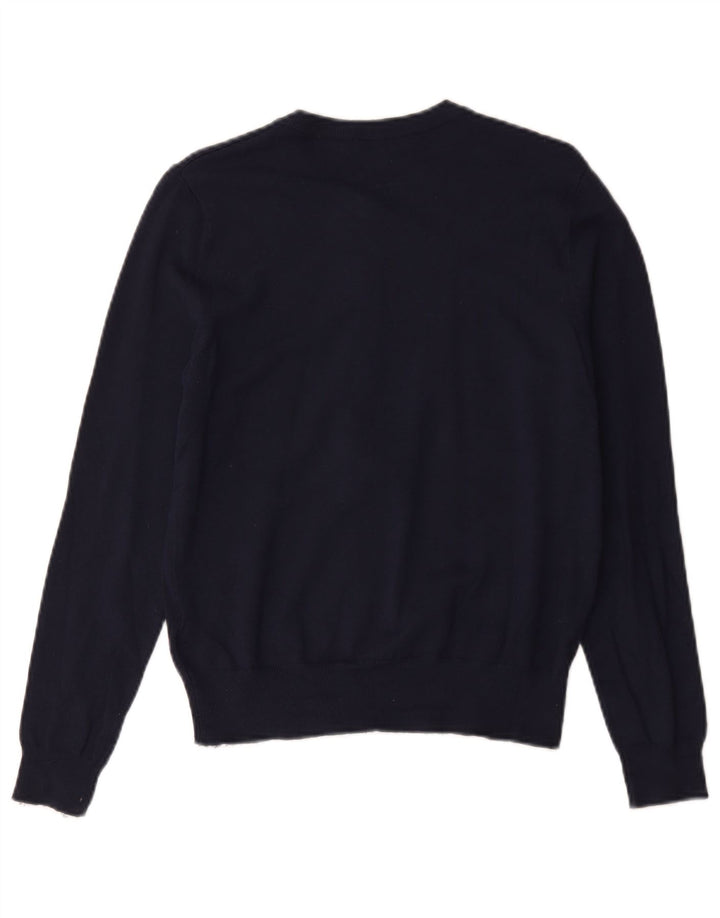 Suéter cardigã feminino Marks & Spencer UK 14 médio azul marinho