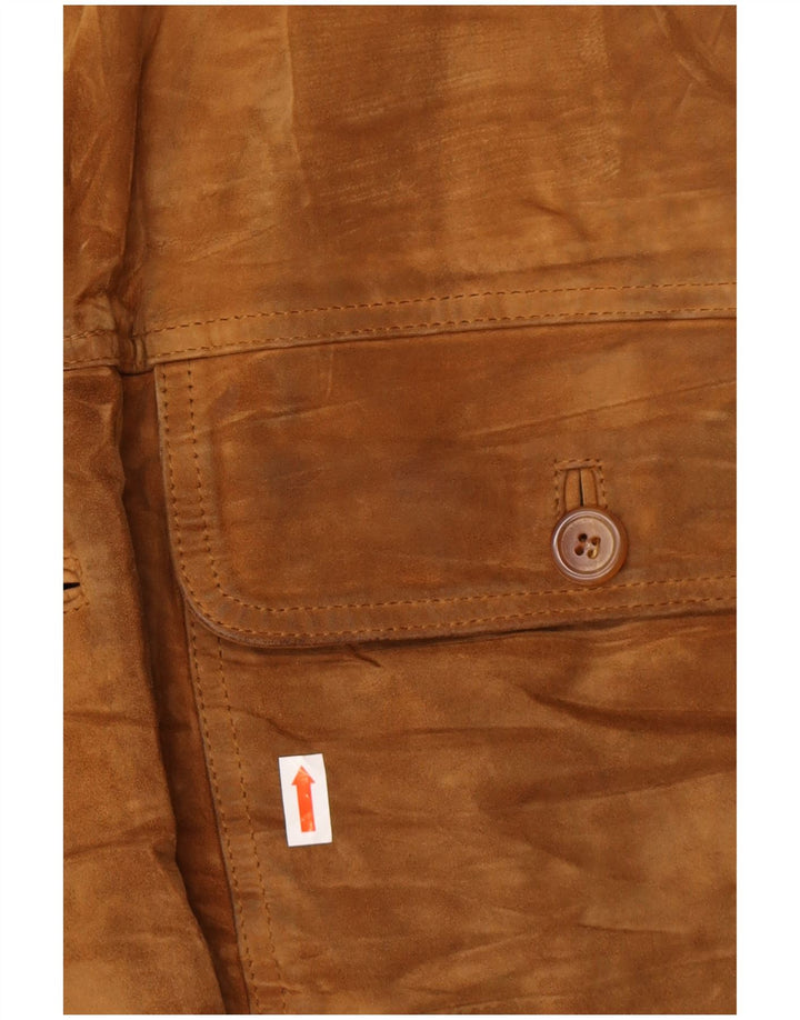 Jaqueta bomber masculina de camurça IT 52 XL