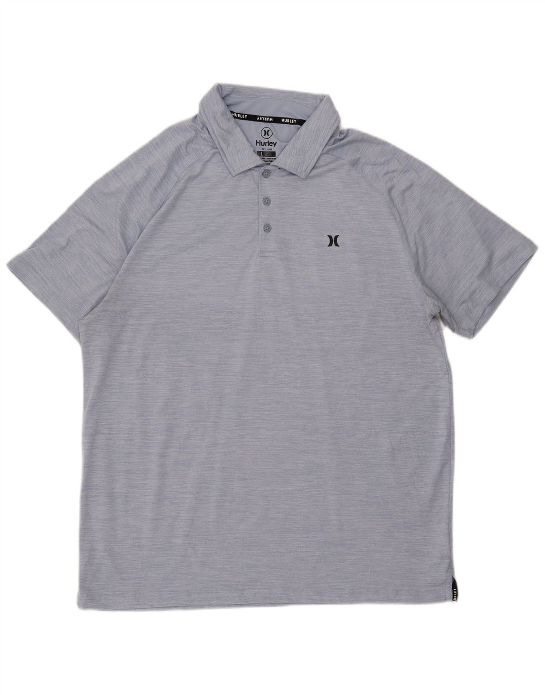 Camisa polo masculina HURLEY grande poliéster azul