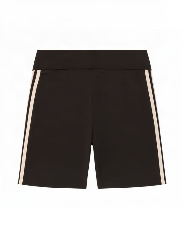Shorts esportivos femininos Adidas UK 10 pequeno poliéster preto