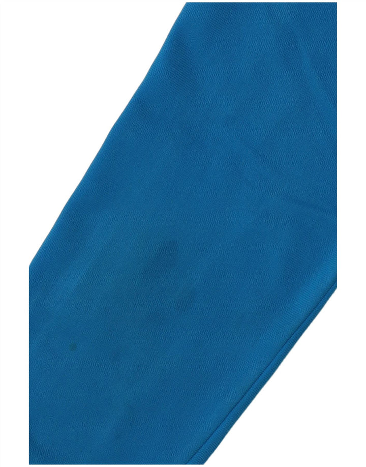 Adidas Womens Graphic Tracksuit Top Jacket EU 36 Pequeno Azul Poliéster