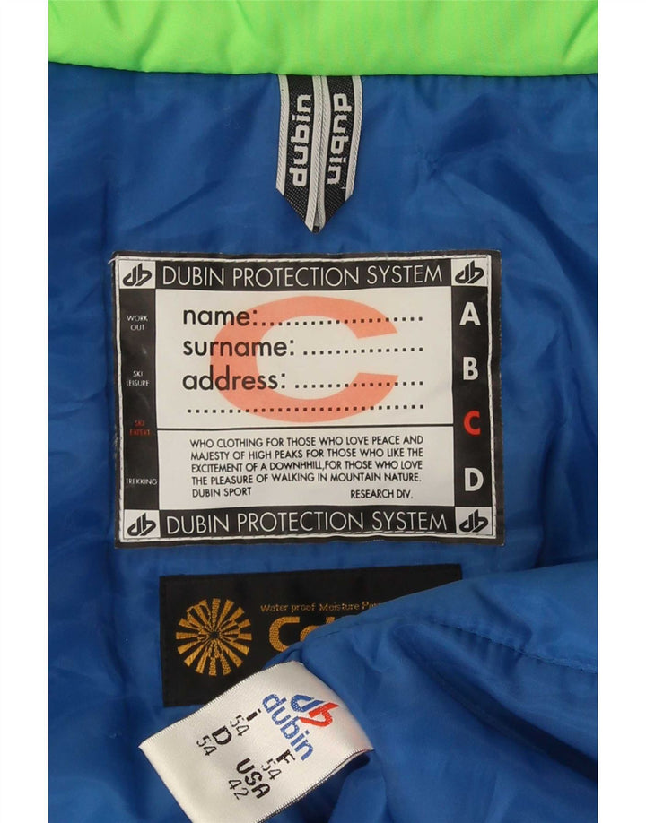 Jaqueta de esqui masculina Dubin US 42 XL azul colorblock poliéster