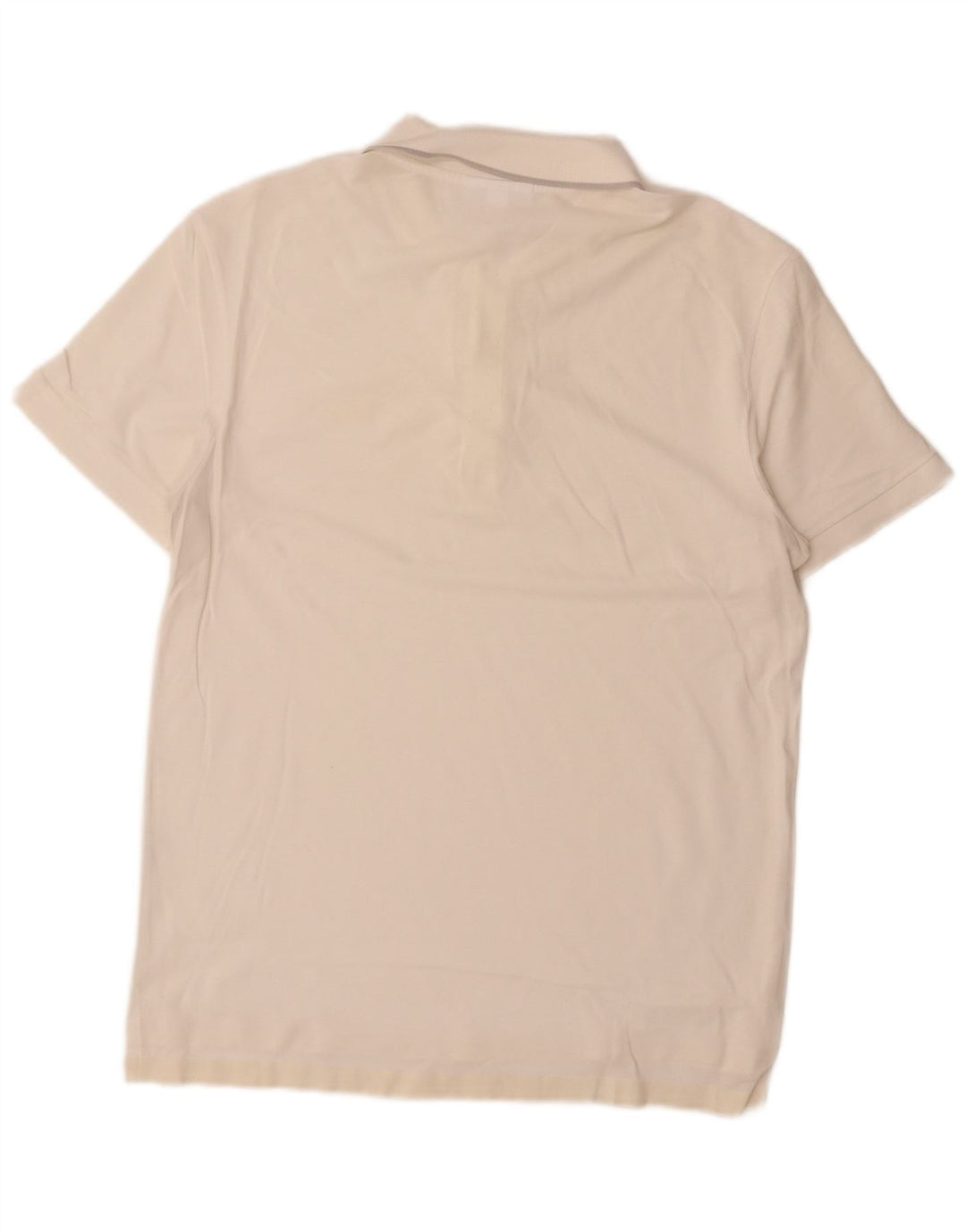 Camisa polo masculina Lacoste Regular Fit tamanho 4 médio branco