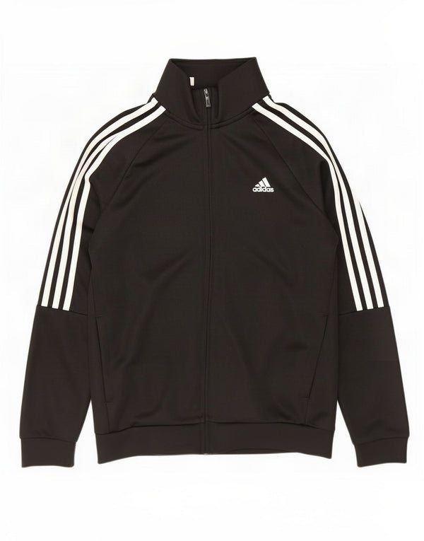 Casaco de treino Adidas Boys Aeroready Top 11-12 anos preto poliéster