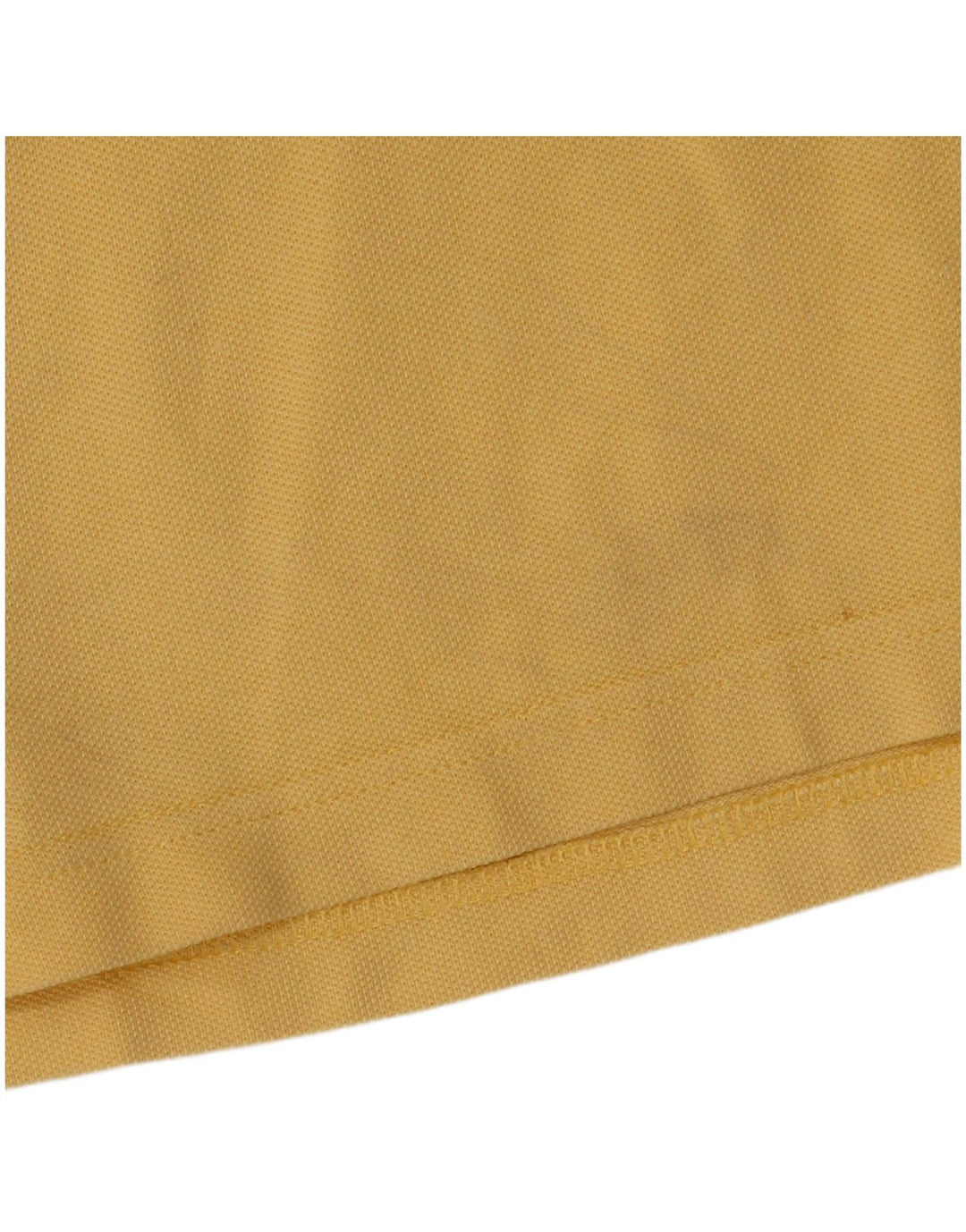 Camisa polo masculina Asics médio algodão amarelo
