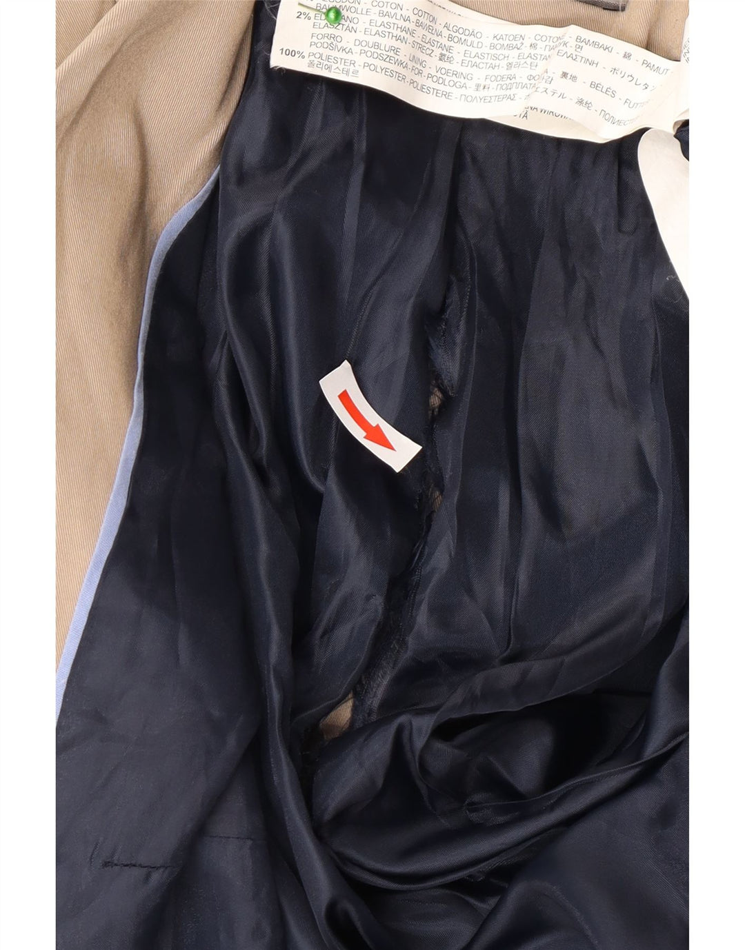 Jaqueta blazer feminina Zara com 1 botão Reino Unido 12 algodão bege médio
