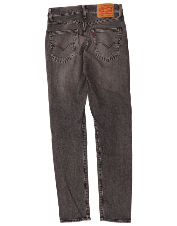Calça jeans masculina Levi's 512 Slim Tapered W29 L32 cinza algodão